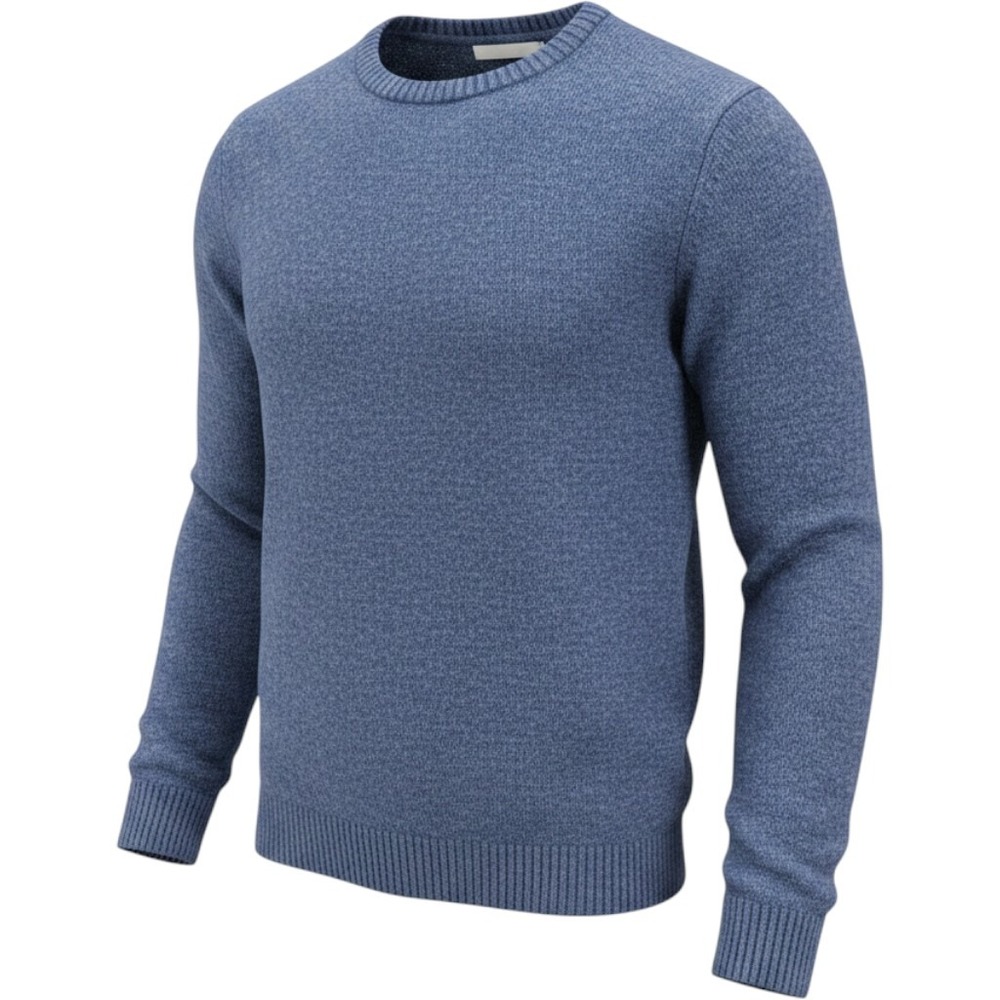 Abercrombie & Fitch Mens Wool Crewneck Sweater Blue Medium